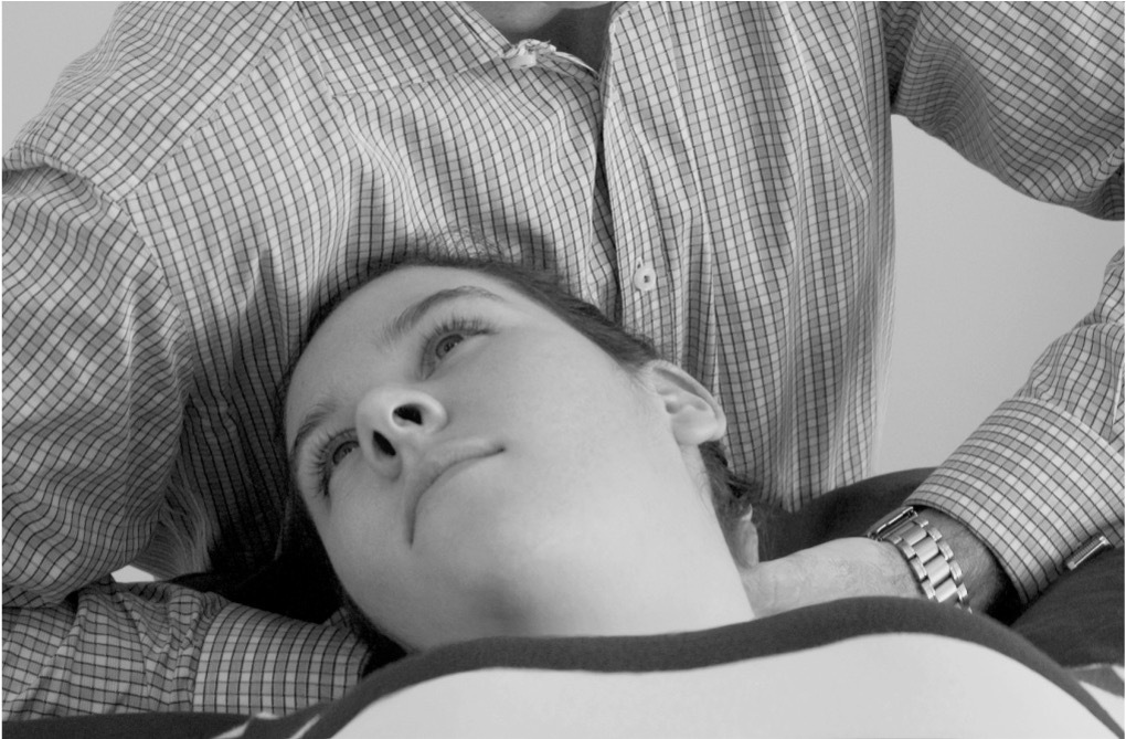 treatment a lady receiving treatment from Scott
