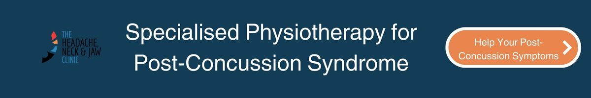 Specialised Physio for Post Concussion Syndrome Banner